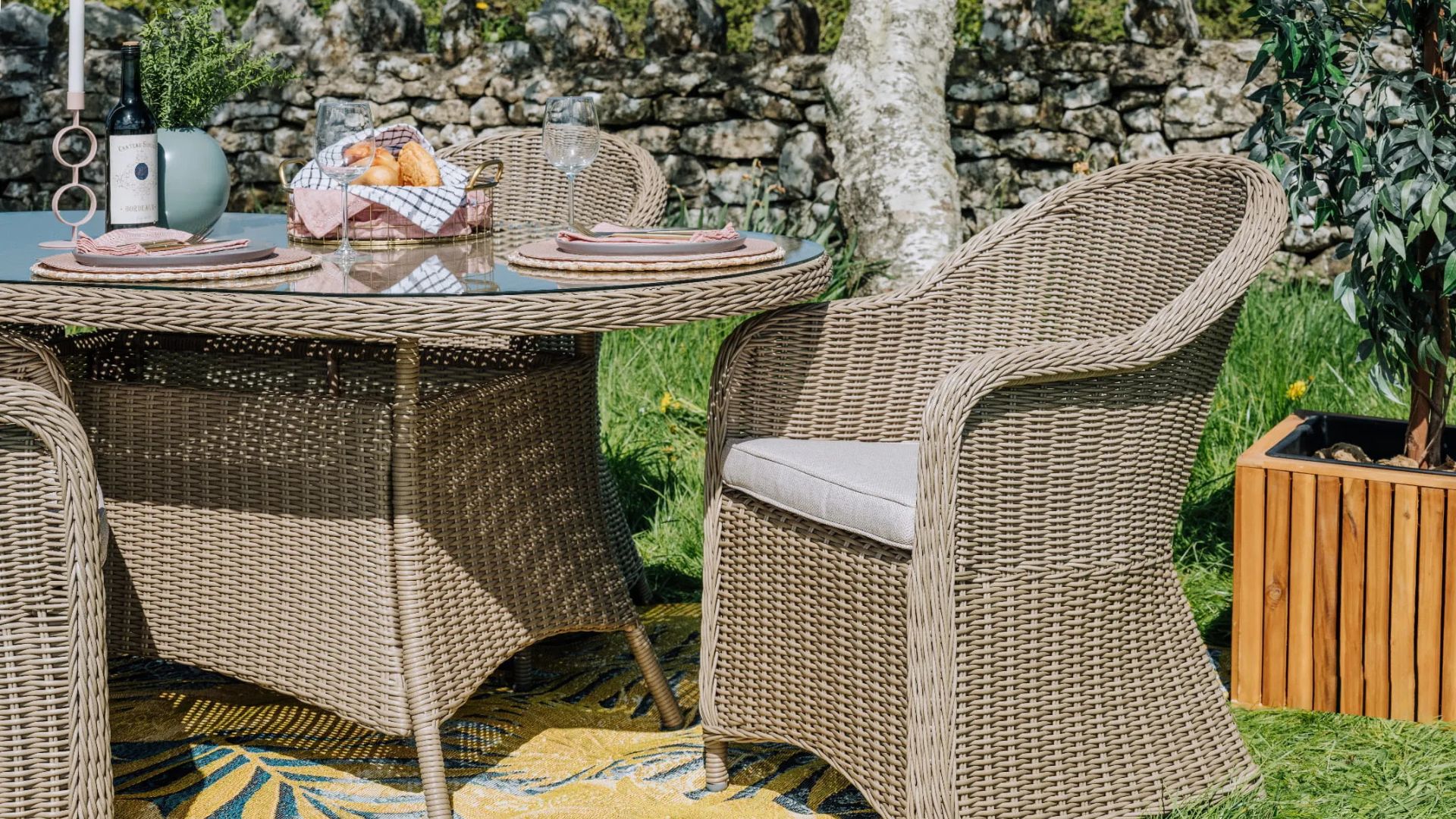 Patio Furniture Shop -Patio Furniture Shop Brown and Beige Minimalist Natural Skincare Product Presentation 14