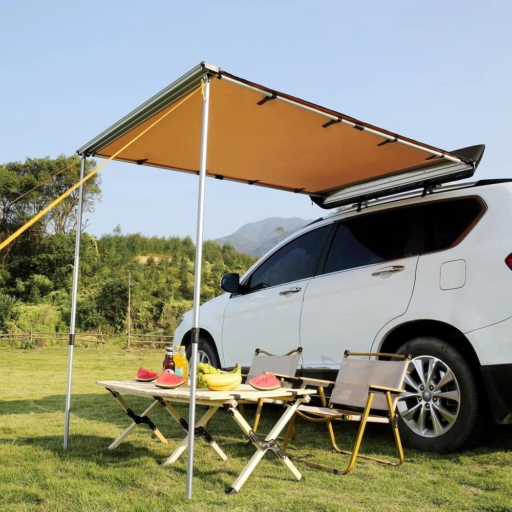 Car Side Awning Large 6.6 Ft. X 8.2 Ft. Shade Coverage Vehicle Awning PU 3000 Mm UV 50 Plus Retractable Car Awning 10 Car Side Awning Large 6.6 Ft. X 8.2 Ft. Shade Coverage Vehicle Awning PU 3000 Mm UV 50 Plus Retractable Car Awning - Image 8