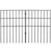 17 In. H X 13 In. L Garden Fence No Dig Fence Animal Barrier Fence With 1.5 In. Spike Spacing Be Made Of Carbon Steel -Patio Furniture Shop black garden fencing jswl1713inchisxz8v0 64 1000