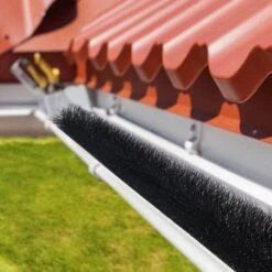 Gutter Brush 60 Ft. X 4.33 In. Gutter Cleaning Tools Ground-Level Gutter Brush Leaf Guard For 5 In. Gutter (20-Pack) -Patio Furniture Shop black vevor canopy parts tgms433inch2imfcuv0 31 1000