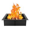Fire Pit Ring Square 36 In. X 36 In. Outer Steel Liner DIY Campfire Ring Firepit For Outdoor Camping, Bonfires 1 Fire Pit Ring Square 36 In. X 36 In. Outer Steel Liner DIY Campfire Ring Firepit For Outdoor Camping, Bonfires -Patio Furniture Shop black vevor fire pit covers and accessories fxhh30inch15xenibv0 64 1000