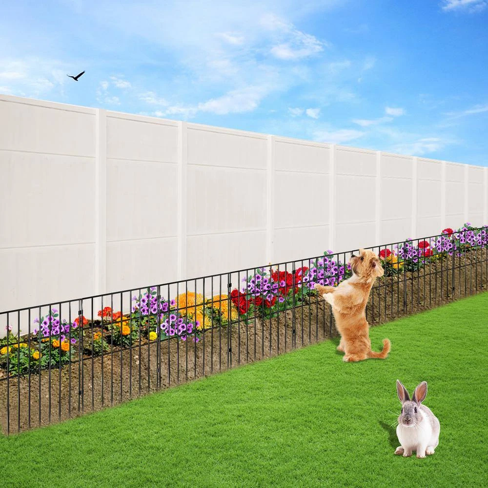 Garden Fence No Dig Fence 17 In. H X 13 In. L Animal Barrier Fence With 1.5 In. Spike Spacing For Yard Patio, (28 Pack) 10 Garden Fence No Dig Fence 17 In. H X 13 In. L Animal Barrier Fence With 1.5 In. Spike Spacing For Yard Patio, (28 Pack) - Image 8