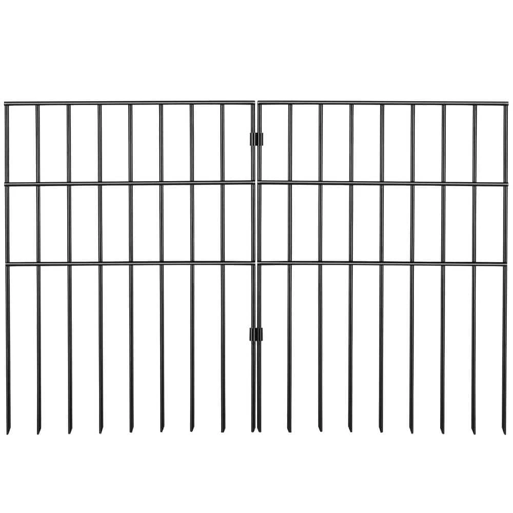 Garden Fence No Dig Fence 17 In. H X 13 In. L Animal Barrier Fence With 1.5 In. Spike Spacing For Yard Patio, (28 Pack) 3 Garden Fence No Dig Fence 17 In. H X 13 In. L Animal Barrier Fence With 1.5 In. Spike Spacing For Yard Patio, (28 Pack)