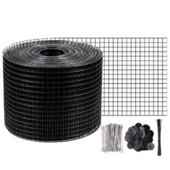 Solar Panel Bird Wire 6 In. X 98 Ft. Critter Guard Roll Kit Removable Steel Solar Panel Guard With Fasteners