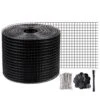 Garden Fence Solar Panel Bird Wire 8 In. X 98 Ft. Critter Guard Roll Kit With 100-Piece Fasteners, 50-Piece Tie Wires -Patio Furniture Shop black vevor garden fencing tyndcbbhw8100d1x2v0 64 1000