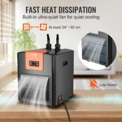 Aquarium Chiller 92 Gal. 348 L Hydroponic Water Chiller 1/4 HP Quiet Refrigeration Compressor 14 Aquarium Chiller 92 Gal. 348 L Hydroponic Water Chiller 1/4 HP Quiet Refrigeration Compressor -Patio Furniture Shop black vevor hydroponic systems hwqlqqjr025hpisabv1 44 1000