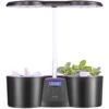 Hydroponics Growing System 12 Pods Indoor Growing System With Full-Spectrum LED Grow Light 4.2 L Water Tank Auto Timer -Patio Furniture Shop black vevor hydroponic systems zwszj1layer3abpciv1 64 1000