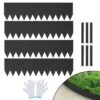 Steel Landscape Edging 4-pack Steel Garden Edging Borders 40 In. L X 12 In. H Strips Hammer-in Edging Border -Patio Furniture Shop black vevor metal edging cppz12inch13h20kav0 64 1000
