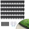 Steel Landscape Edging 6-pack Steel Garden Edging Borders 40 In. L X 6 In. H Strips Hammer-in Edging Border -Patio Furniture Shop black vevor metal edging cppz6inch20fxz0msv0 64 1000