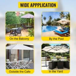 Umbrella Base 14 In. H Pipe 27 In. Round Umbrella's Holder Stand Heavy-Duty Cast Iron Patio Umbrella Base In Black -Patio Furniture Shop black vevor patio umbrella stands zysdzyx 280000001v0 76 1000