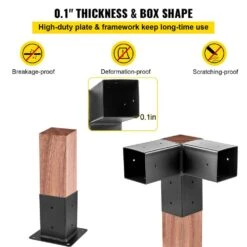 4 In. X 4 In. Woodwork Pergola Kit Elevated Wood Stand Kit Deer Stand Bracket Pergola Brackets, 8-Pack 15 4 In. X 4 In. Woodwork Pergola Kit Elevated Wood Stand Kit Deer Stand Bracket Pergola Brackets, 8-Pack -Patio Furniture Shop black vevor pergola accessories ljtgbhs5x200smpeav0 44 1000