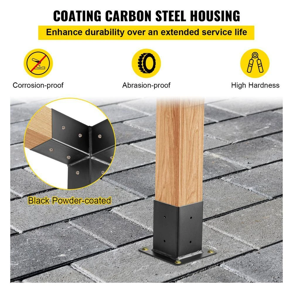 4 In. X 4 In. Woodwork Pergola Kit Elevated Wood Stand Kit Deer Stand Bracket Pergola Brackets, 8-Pack 6 4 In. X 4 In. Woodwork Pergola Kit Elevated Wood Stand Kit Deer Stand Bracket Pergola Brackets, 8-Pack - Image 4