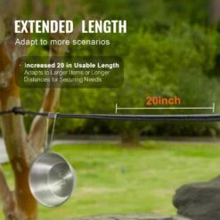 3/8 In. Bungee Cord, 120 Ft./36 M Spool Heavy Duty Bungee Straps, 100% Stretch Elastic Bungee Rope For Cargo, Tarps -Patio Furniture Shop black vevor plant hangers dlkzd100inchhnpjav0 44 1000