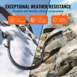 10 Piece Flat Bungee Cord, 20 Mm Heavy Duty Bungee Straps W/ Steel S-Hooks, 24 In. Elastic Bungee Rope For Cargo, Tarps -Patio Furniture Shop black vevor plant hangers dlkzd24inch1f1zymv0 4f 1000