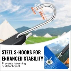 50 Piece Flat Bungee Cord, 19.8 Mm Heavy Duty Bungee Straps With Steel S-Hooks, 31 In. Elastic Bungee Rope For Cargo 14 50 Piece Flat Bungee Cord, 19.8 Mm Heavy Duty Bungee Straps With Steel S-Hooks, 31 In. Elastic Bungee Rope For Cargo -Patio Furniture Shop black vevor plant hangers dlkzd31inch5oswmjv0 44 1000