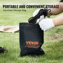 12 Piece Bungee Cords With A3 Steel Hooks, 32 In. Heavy Duty Bungee Straps, 8 Mm Elastic Bungee Ropes Set For Camping -Patio Furniture Shop black vevor plant hangers dlkzdyxdgdggkc54ev0 fa 1000