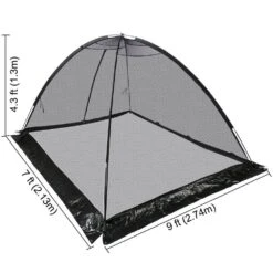 Pond Cover Dome 7 Ft. X 9 Ft. Garden Pond Net 1/2 In. Mesh Dome Pond Net Covers With Zipper And Wind Rope, Black 16 Pond Cover Dome 7 Ft. X 9 Ft. Garden Pond Net 1/2 In. Mesh Dome Pond Net Covers With Zipper And Wind Rope, Black -Patio Furniture Shop black vevor plant tree covers hybhz7x9ft0000001v0 76 1000