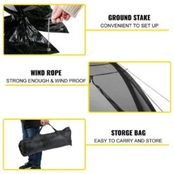 Pond Cover Dome 7 Ft. X 9 Ft. Garden Pond Net 1/2 In. Mesh Dome Pond Net Covers With Zipper And Wind Rope, Black 15 Pond Cover Dome 7 Ft. X 9 Ft. Garden Pond Net 1/2 In. Mesh Dome Pond Net Covers With Zipper And Wind Rope, Black -Patio Furniture Shop black vevor plant tree covers hybhz7x9ft0000001v0 fa 1000