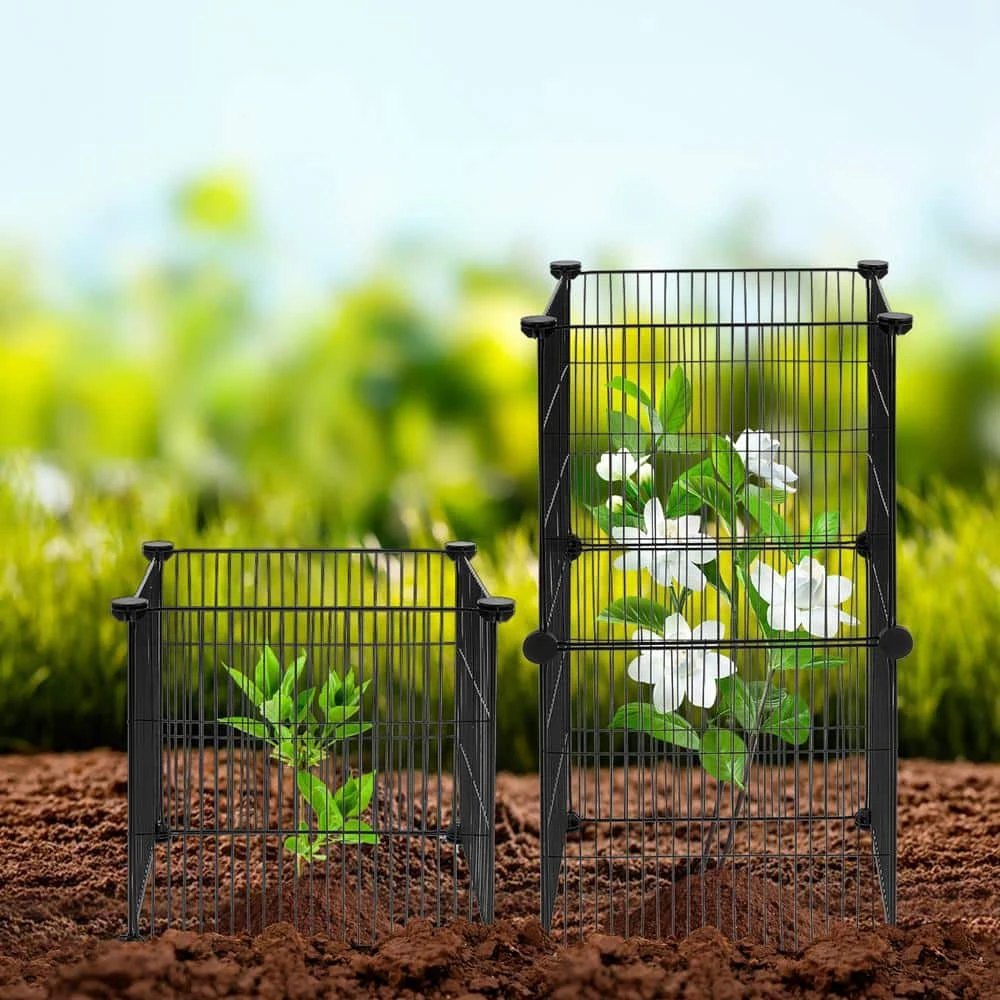 5-Pack Plant Protector From Animals 15.35 In. X 15.35 In. Chicken Wire Plant Protector Plant Cages, 20-Pieces Metal Mesh 10 5-Pack Plant Protector From Animals 15.35 In. X 15.35 In. Chicken Wire Plant Protector Plant Cages, 20-Pieces Metal Mesh - Image 8