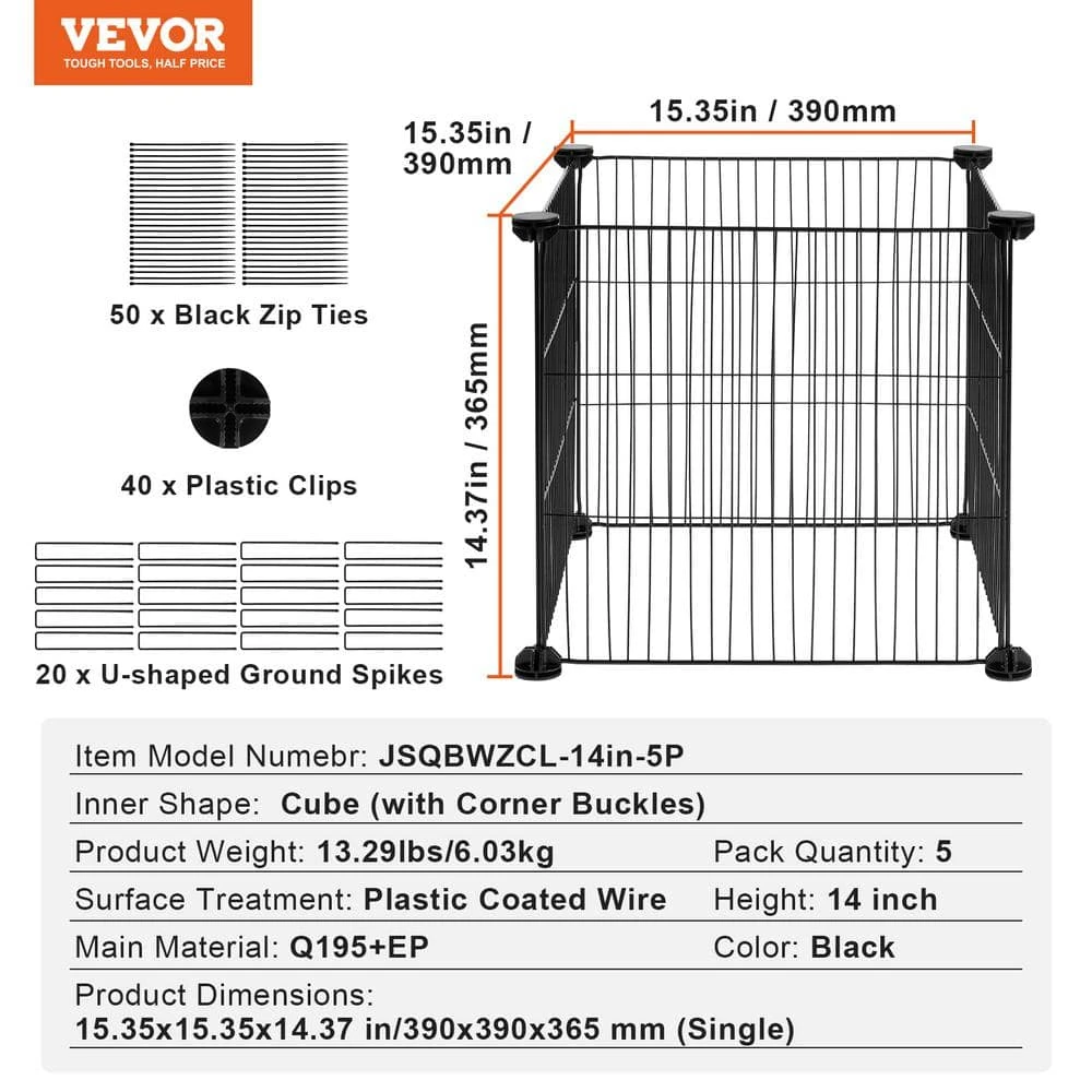 5-Pack Plant Protector From Animals 15.35 In. X 15.35 In. Chicken Wire Plant Protector Plant Cages, 20-Pieces Metal Mesh 9 5-Pack Plant Protector From Animals 15.35 In. X 15.35 In. Chicken Wire Plant Protector Plant Cages, 20-Pieces Metal Mesh - Image 7