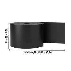 Landscape Edging 10 In. X 300 Ft. Recycled HDPE Coiled Terrace Board For Landscaping Against Invading Weeds, Black -Patio Furniture Shop black vevor plastic edging pbcppztjyc300nuu0v0 76 1000