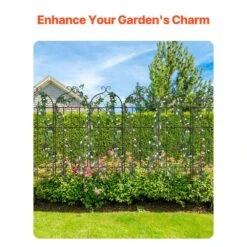 Garden Trellis For Climbing Plants, 71 X 20 In., 6 Packs Rustproof Metal Garden Flower Trellis, Climbing Rose Trellis 12 Garden Trellis For Climbing Plants, 71 X 20 In., 6 Packs Rustproof Metal Garden Flower Trellis, Climbing Rose Trellis -Patio Furniture Shop black vevor raised planter boxes hpjhx6jth71wwtfz4v0 4f 1000