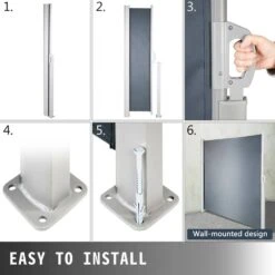 118 In. X 71 In. Retractable Side Awning Waterproof Patio Screen Room Divider Black For Privacy -Patio Furniture Shop black vevor shade cloths zypf180x300cmbk01v0 fa 1000