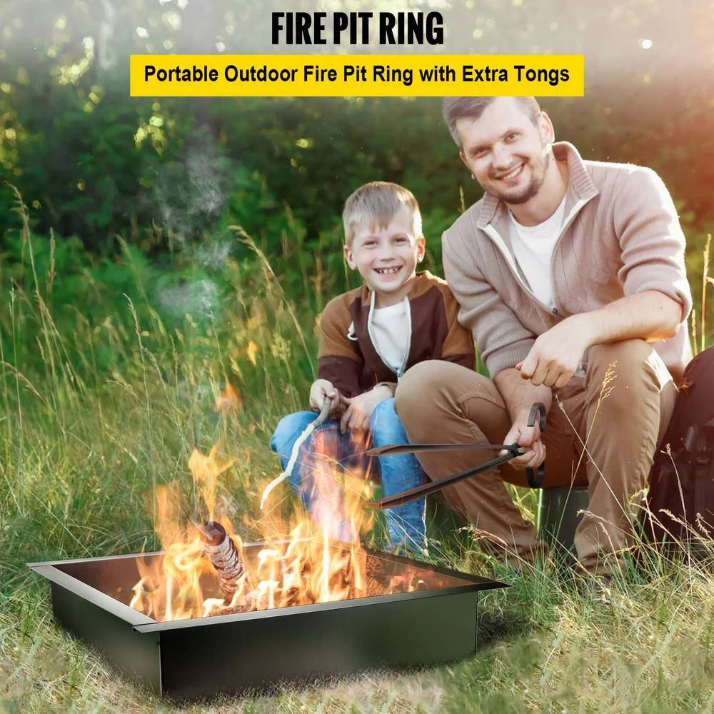 Fire Pit Ring 36 In. Outer Or 30 In. Inner Diameter Fire Pit Insert 1.5 Mm Thickness Fire Ring 4 Fire Pit Ring 36 In. Outer Or 30 In. Inner Diameter Fire Pit Insert 1.5 Mm Thickness Fire Ring - Image 2