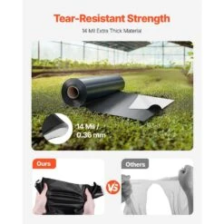 14 Mil Plastic Sheeting Heavy Duty 10 X 100 Ft. Thick Plastic Sheeting Roll, Plastic Drop Cloth Painters Tarp Covering 11 14 Mil Plastic Sheeting Heavy Duty 10 X 100 Ft. Thick Plastic Sheeting Roll, Plastic Drop Cloth Painters Tarp Covering -Patio Furniture Shop black white vevor tomato cages slm10ft100ftwvkstv0 c3 1000