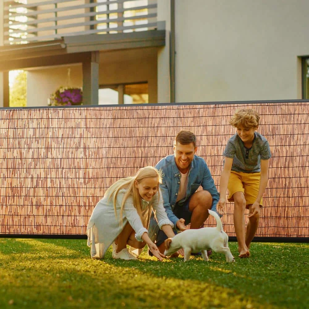 Natural Reed Fencing, 4 Ft. X 16.4 Ft., 2-Pack Reed Screen Curtain Balcony Reed Fence Roll Power Source 10 Natural Reed Fencing, 4 Ft. X 16.4 Ft., 2-Pack Reed Screen Curtain Balcony Reed Fence Roll Power Source - Image 8