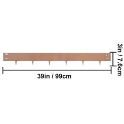 3 In. X 39 In. Steel Lawn Edging Garden Edging Border Landscaping Metal Edging Brown Lawn Edge For Yard (5-Pieces) 16 3 In. X 39 In. Steel Lawn Edging Garden Edging Border Landscaping Metal Edging Brown Lawn Edge For Yard (5-Pieces) -Patio Furniture Shop brown vevor metal edging pyczs5pcs3 39sw3ov0 76 1000
