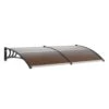 Window Door Awning Canopy 80 In. X 40 In. UPF 50+ Polycarbonate Entry Door Outdoor Window Awning Exterior -Patio Furniture Shop brown vevor shade cloths mczypyczs4080tpecv0 64 1000