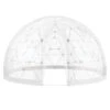 Garden Dome Bubble Tent 9.5 Ft. X 9.5 Ft. X 5.8 Ft. PVC Screen Igloo Geodesic Dome With Led Light Strings, Clear -Patio Furniture Shop clear vevor canopy tents xkzp9 5ft00000001v0 64 1000