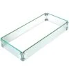Fire Pit Wind Guard 29.5 In. X 13.6 In. X 4 In. Fire Pit Tempered Glass Wind Guard Fence 0.3 In. Thick Fire Pit Insert -Patio Furniture Shop clear vevor fire pit covers and accessories ffb29x13x4 5yc001v0 64 1000