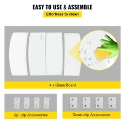 Fire Pit Wind Guard 22.8 X 22.8 X 6 In. Clear Tempered Glass Flame Guard 0.25 In. Thick Round Glass Shield For Outdoor -Patio Furniture Shop clear vevor fire pit covers and accessories yxblffbyc23673qvjv0 fa 1000