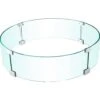Fire Pit Wind Guard 24 X 24 X 6 In. Clear Tempered Glass Flame Guard 0.25 In.Thickness Round Glass Shield With Feet -Patio Furniture Shop clear vevor fire pit covers and accessories yxblffbyc246629sfv0 64 1000