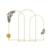 Wedding Arch Backdrop Stand, Set Of 3, 12.9 In. X 6.8 In., Metal Stable Stand With Case Connection. Arbor 2 Wedding Arch Backdrop Stand, Set Of 3, 12.9 In. X 6.8 In., Metal Stable Stand With Case Connection. Arbor -Patio Furniture Shop gold vevor arbors hlgmbjjbydjs7o7cqv0 64 1000