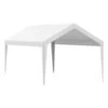 Carport Replacement Canopy Cover Top Plus Side Wall 10 Ft. X 20 Ft. Garage Tent Shelter Tarp Heavy-Duty Waterproof 2 Carport Replacement Canopy Cover Top Plus Side Wall 10 Ft. X 20 Ft. Garage Tent Shelter Tarp Heavy-Duty Waterproof -Patio Furniture Shop gray vevor canopy parts ckpb10x20fth27h20v0 64 1000