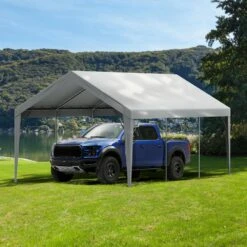 Carport Replacement Canopy Cover 12 Ft. X 20 Ft., Garage Top Tent Shelter Tarp Heavy-Duty Waterproof 15 Carport Replacement Canopy Cover 12 Ft. X 20 Ft., Garage Top Tent Shelter Tarp Heavy-Duty Waterproof -Patio Furniture Shop gray vevor canopy parts ckpb12x20fth7x9qgv0 31 1000