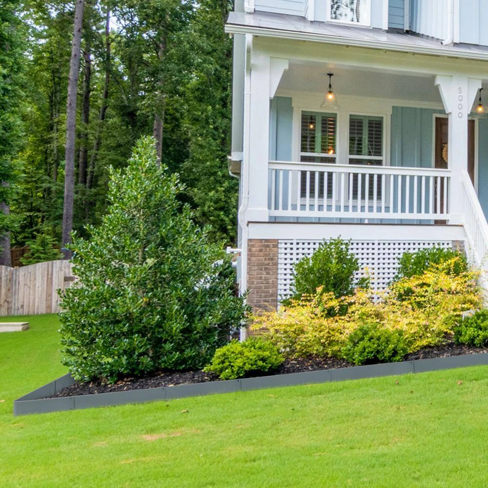 39 In. L X 0.063 In. W X 4 In. H Gray Steel Edging Landscape Steel Garden Edging Borders Strips Hammer (5-Pack) 10 39 In. L X 0.063 In. W X 4 In. H Gray Steel Edging Landscape Steel Garden Edging Borders Strips Hammer (5-Pack) - Image 8