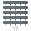 0.59 In. W X 39 In. L X 5 In. H Gray Edging Metal Steel Landscape Steel Garden Edging Borders Strips Hammer Edging -Patio Furniture Shop gray vevor metal edging cppz5inch162lc5rxv0 64 1000