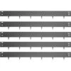 3 In. X 39 In. Gray Steel Lawn Edging Metal Landscape Edging Garden Edging Border Lawn Edge For Garden Yard (5-Pieces) -Patio Furniture Shop gray vevor metal edging pzych5pcs3 39zapbv0 64 1000