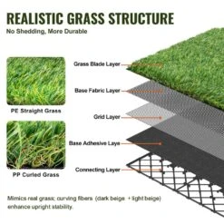 Artificial Grass Tiles Turf Deck Set 12 In. X 12 In. Synthetic Fake Grass Artificial Grass Interlocking Tiles (18 Pack) -Patio Furniture Shop green vevor artificial grass rzcp18pcs12x56guqv0 1f 1000