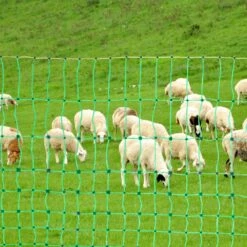 Electric Fence Netting 42 In. H X 164 Ft. L Polywire Net Fencing With Posts And Double-Spiked Stakes Utility Portable -Patio Furniture Shop green vevor garden fencing dxjcwlw42in1lycclv9 31 1000