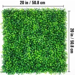 20 In. X 20 In. X 1.6 In. Boxwood Hedge Panels PE Artificial Grass Backdrop Wall Privacy Screen Vinyl 6-Piece -Patio Furniture Shop green vevor garden fencing mlc20206pc400o5tnv0 76 1000