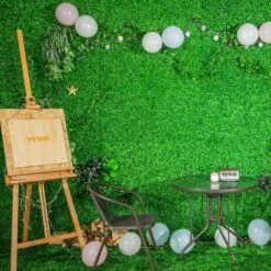 24 In. X 16 In. X 1.6 In. Artificial Boxwood Panels Grass Backdrop Wall Hedge Screen Vinyl Garden Fence 10-Piece -Patio Furniture Shop green vevor garden fencing mlczwq10pc24x1601v0 31 1000