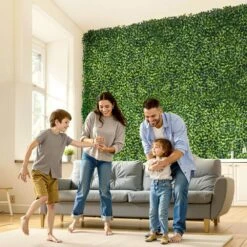 Artificial Grass Wall Panels, 40 X 120 In. Milan Grass Greenery Boxwood Panel For Indoor Outdoor Green Decor -Patio Furniture Shop green vevor garden fencing pjsrzzwq1pc4wglqtv0 31 1000