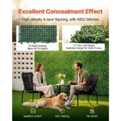 Artificial Grass Wall Panels, 40 X 120 In. Milan Grass Greenery Boxwood Panel For Indoor Outdoor Green Decor -Patio Furniture Shop green vevor garden fencing pjsrzzwq1pc4wglqtv0 4f 1000