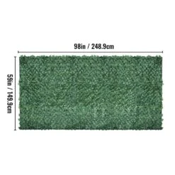 59 In. X 98 In. Faux Leaf Artificial Hedges Ivy Privacy Fence Screen 3-Layers Outdoor Greenery Leaves Panel For Garden -Patio Furniture Shop green vevor garden fencing rzzwwlycb59988xdnv0 76 1000