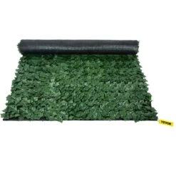 96 In. X 72 In. Faux Leaf Artificial Hedges Ivy Privacy Fence Screen 3-Layers Outdoor Greenery Leaves Panel For Garden -Patio Furniture Shop green vevor garden fencing rzzwwlycb9672qksav0 e1 1000